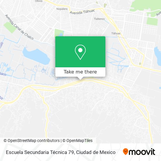 Mapa de Escuela Secundaria Técnica 79