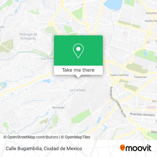 Calle Bugambilia map