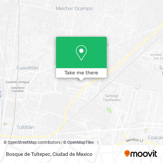 Bosque de Tultepec map