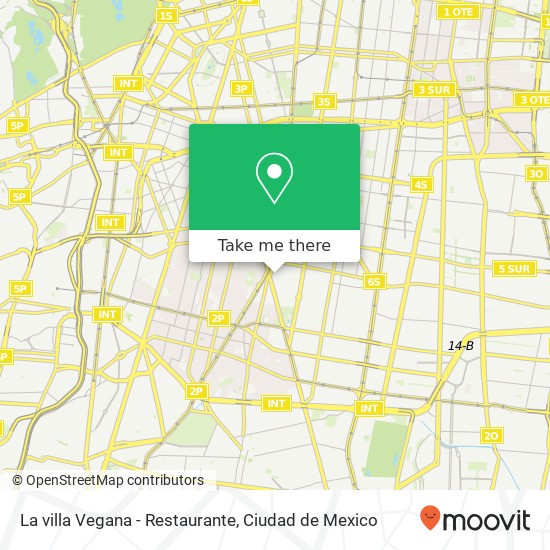 La villa Vegana - Restaurante map