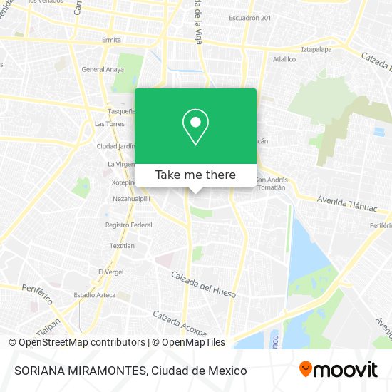 SORIANA MIRAMONTES map