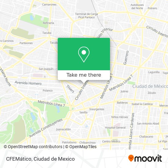 Mapa de CFEMático