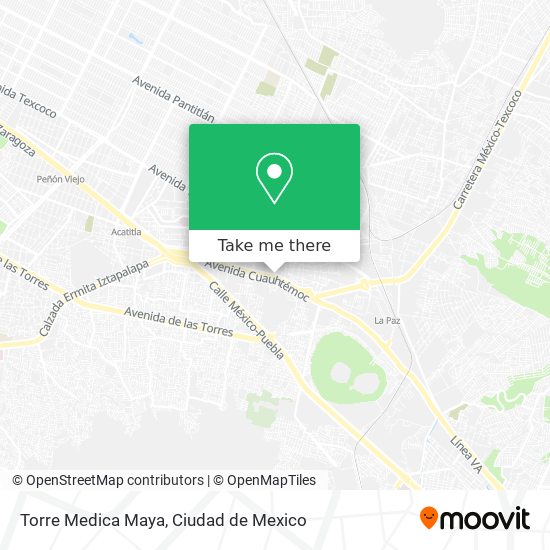 Torre Medica Maya map