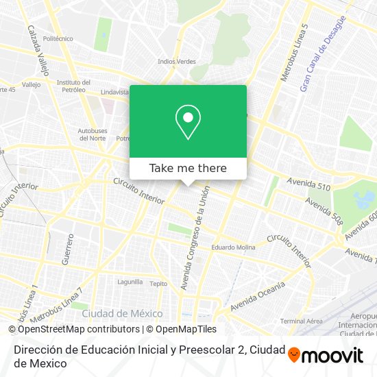 Dirección de Educación Inicial y Preescolar 2 map
