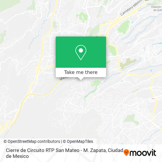 Cierre de Circuito RTP San Mateo - M. Zapata map