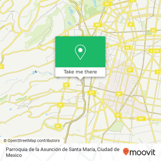 Mapa de Parroquia de la Asunción de Santa María