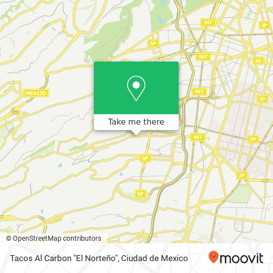 Tacos Al Carbon "El Norteño" map