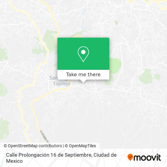 Mapa de Calle Prolongación 16 de Septiembre