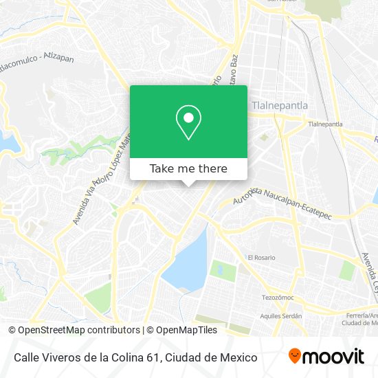Calle Viveros de la Colina 61 map