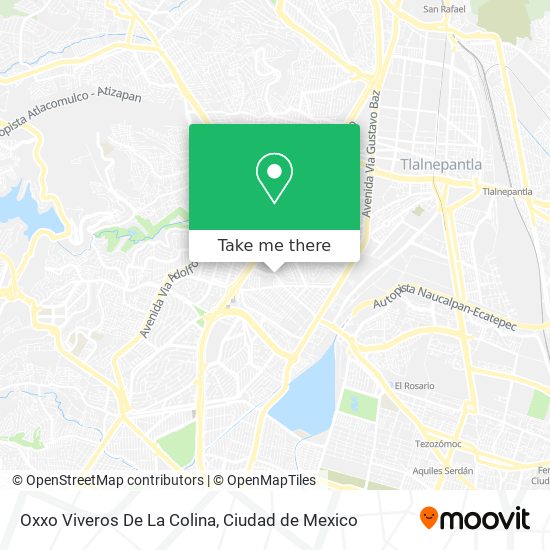 Oxxo Viveros De La Colina map