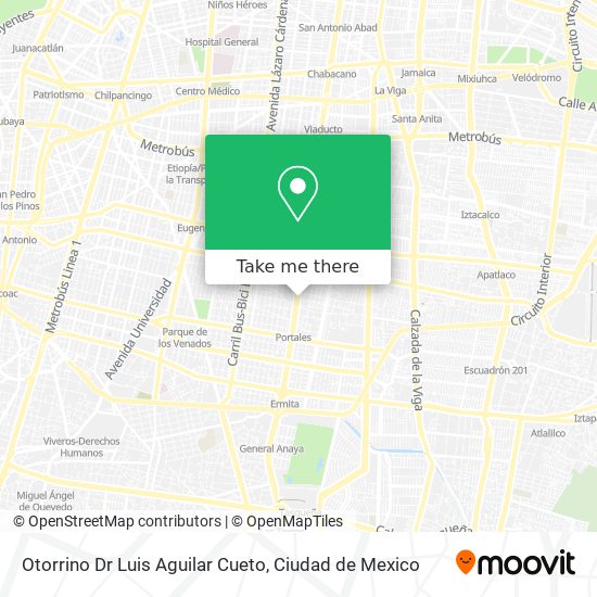 Otorrino Dr Luis Aguilar Cueto map