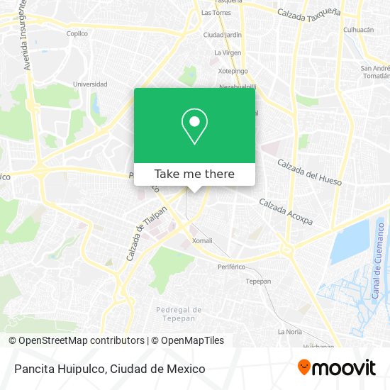 Pancita Huipulco map