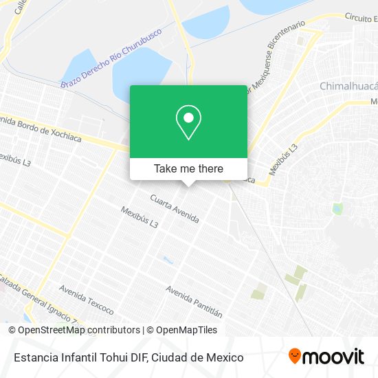 Estancia Infantil Tohui DIF map