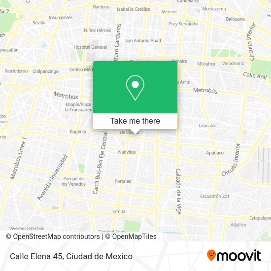 Calle Elena 45 map