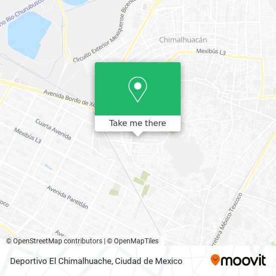 Deportivo El Chimalhuache map