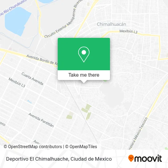 Deportivo El Chimalhuache map