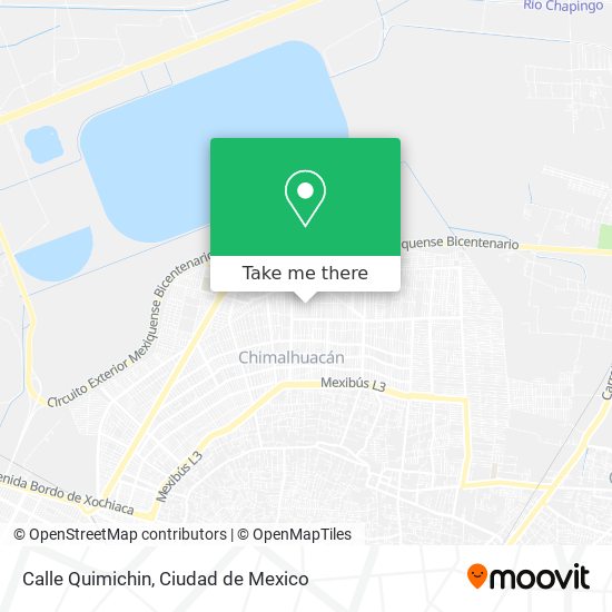 Calle Quimichin map