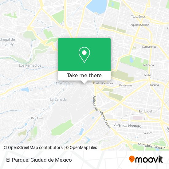 Mapa de El Parque
