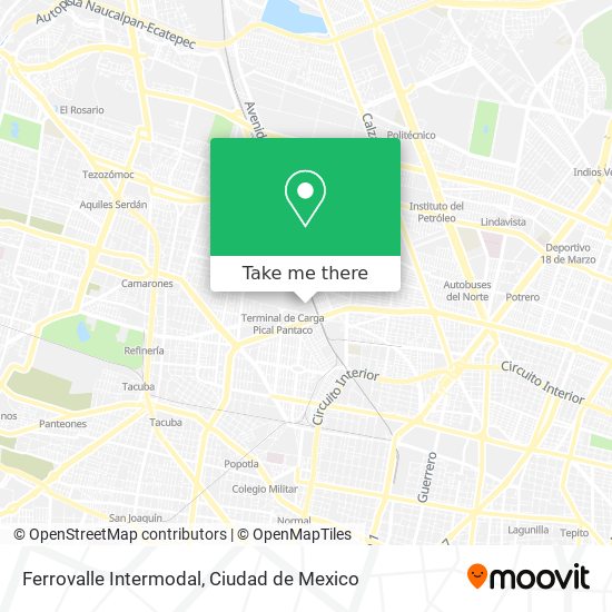 Ferrovalle Intermodal map