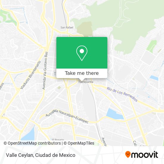 How to get to Valle Ceylan in Tultitlán by Bus or Train?