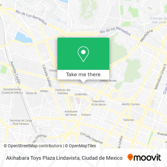 Akihabara Toys Plaza Lindavista map