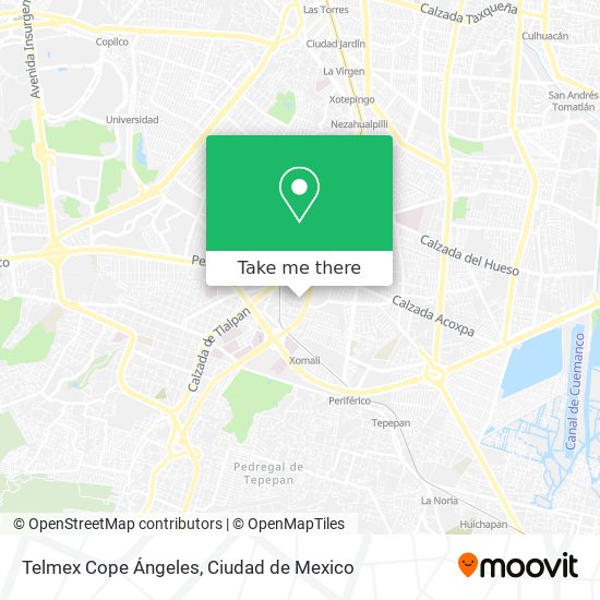 Mapa de Telmex Cope Ángeles