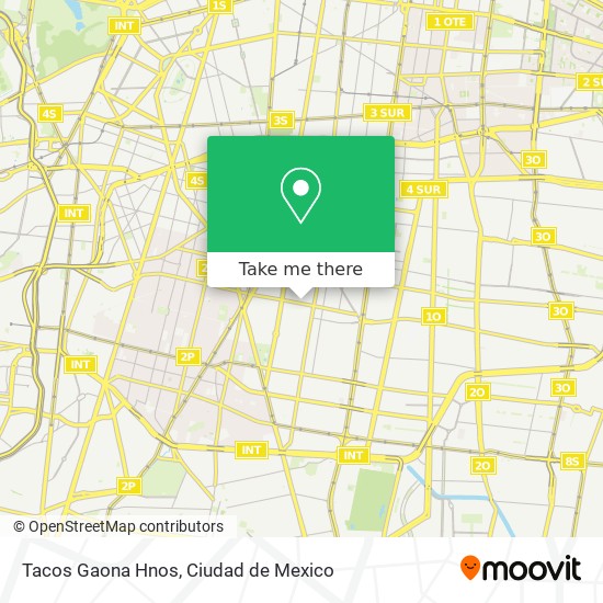 Tacos Gaona Hnos map