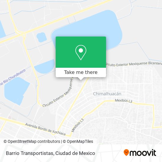 Barrio Transportistas map