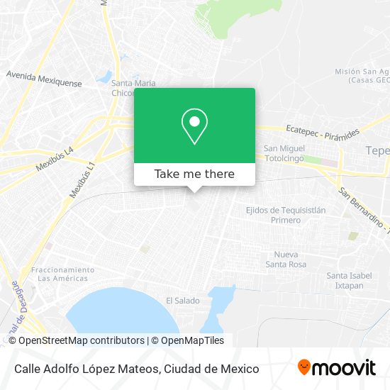 Mapa de Calle Adolfo López Mateos