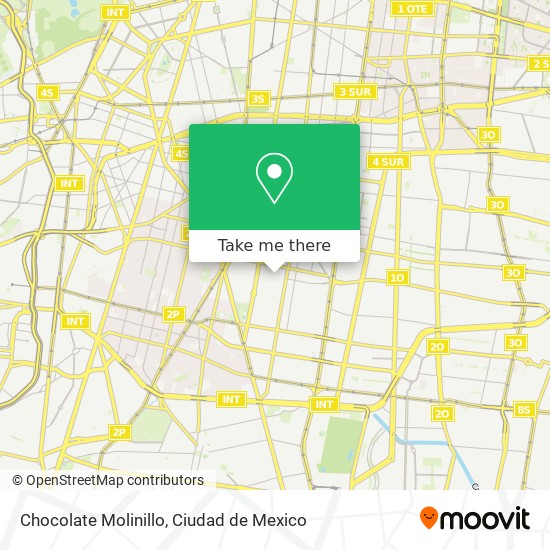 Chocolate Molinillo map