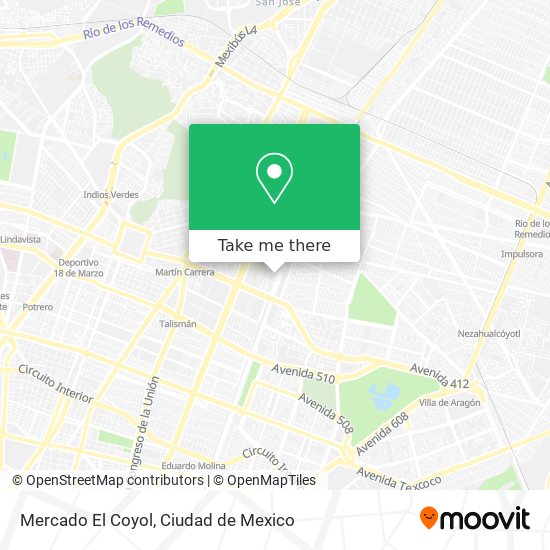 Mercado El Coyol map