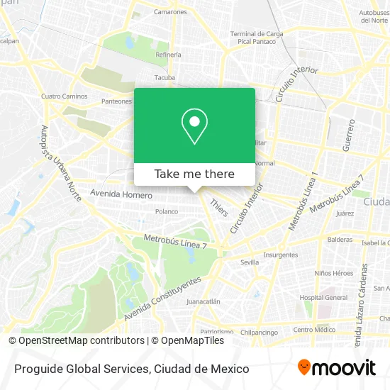 Proguide Global Services map