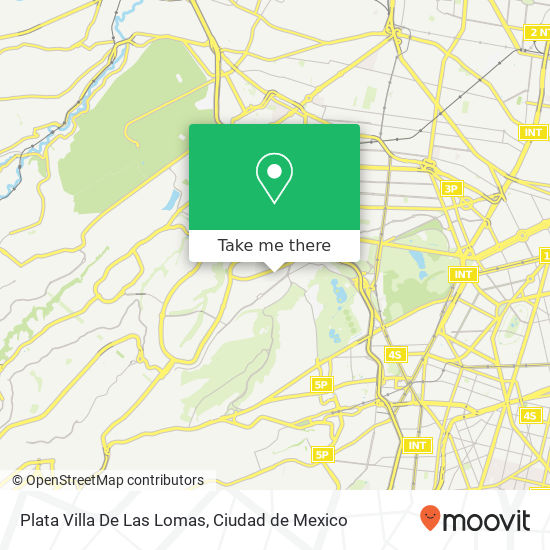 Plata Villa De Las Lomas map