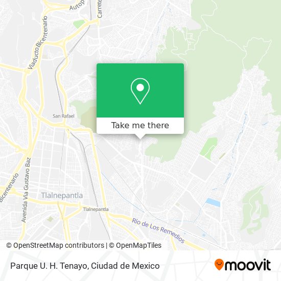 Mapa de Parque U. H. Tenayo