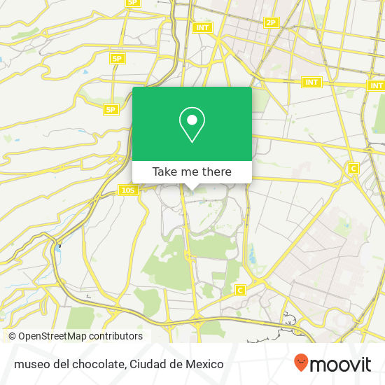 museo del chocolate map