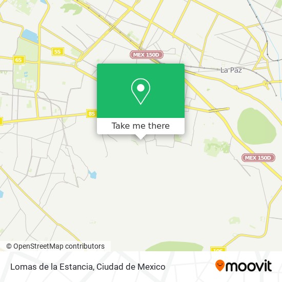 Mapa de Lomas de la Estancia