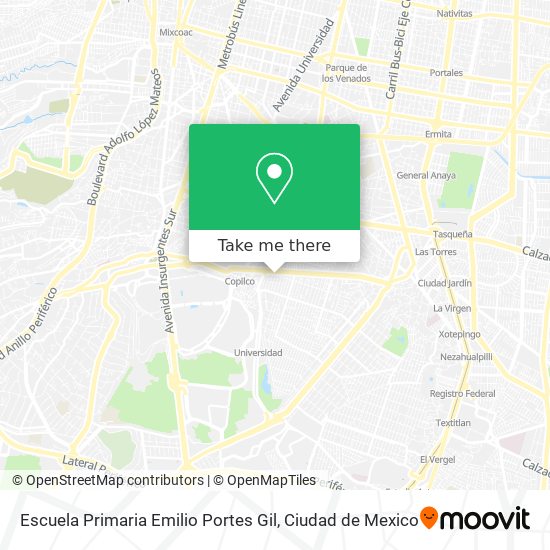 Escuela Primaria Emilio Portes Gil map