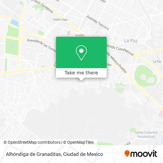 Alhóndiga de Granaditas map