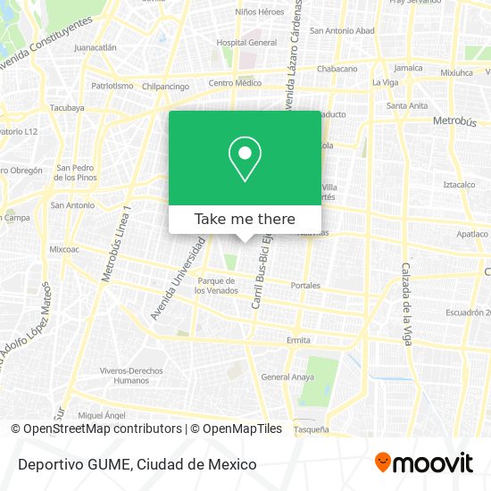 Deportivo GUME map