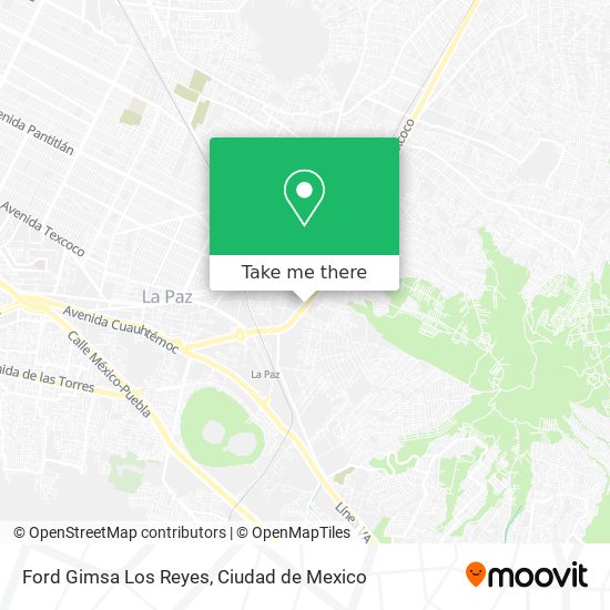 Ford Gimsa Los Reyes map