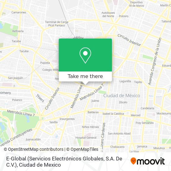 E-Global (Servicios Electrónicos Globales, S.A. De C.V.) map