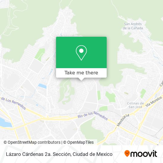 Mapa de Lázaro Cárdenas 2a. Sección