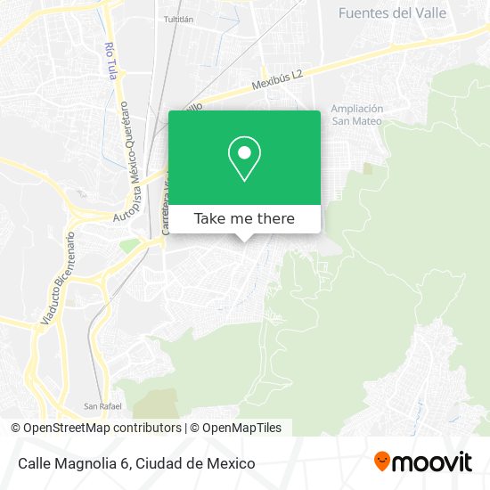 Mapa de Calle Magnolia 6