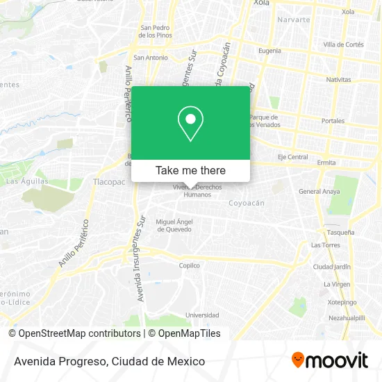 Avenida Progreso map