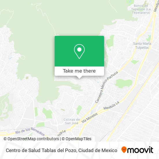 Centro de Salud Tablas del Pozo map