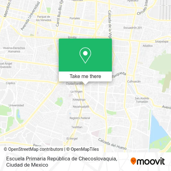 Escuela Primaria República de Checoslovaquia map