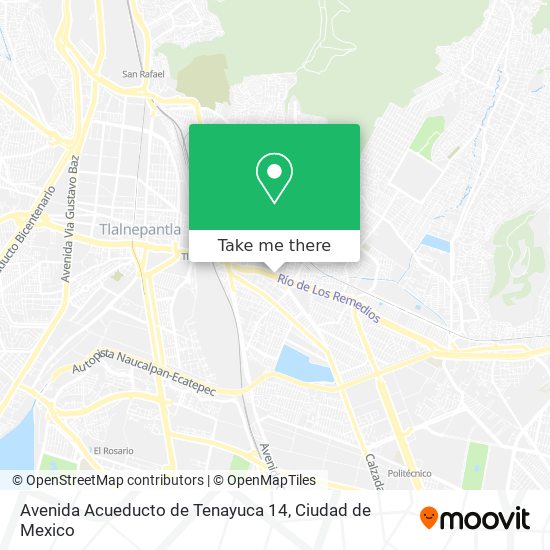 Avenida Acueducto de Tenayuca 14 map