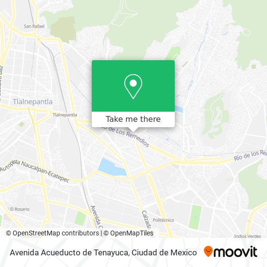 Avenida Acueducto de Tenayuca map