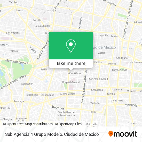 Mapa de Sub Agencia 4 Grupo Modelo