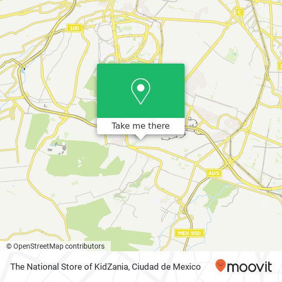 Mapa de The National Store of KidZania